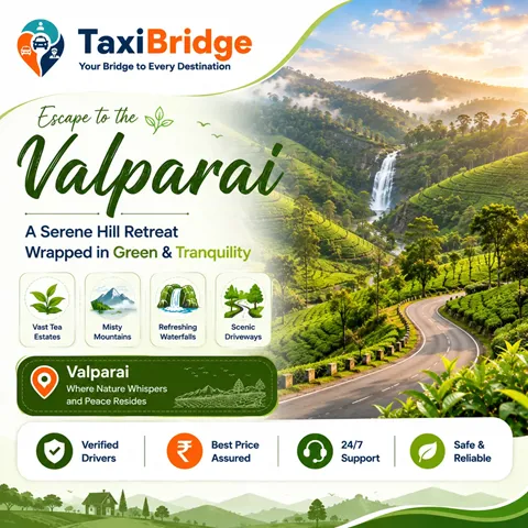Valparai taxi destination